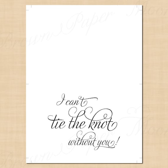 I Cant Tie The Knot Without the need of Oneself Card, Printable Bridal Celebration Marriage Card, Easily Tasteful (5 x 3.5 ): Prompt Down load image relating to Printable Knot Tying Cards referred to as I Cant Tie The Knot With out Your self Card, Printable Bridal Bash Wedding ceremony Card, Simply just Exquisite (5 x 3.5 ): Prompt Obtain