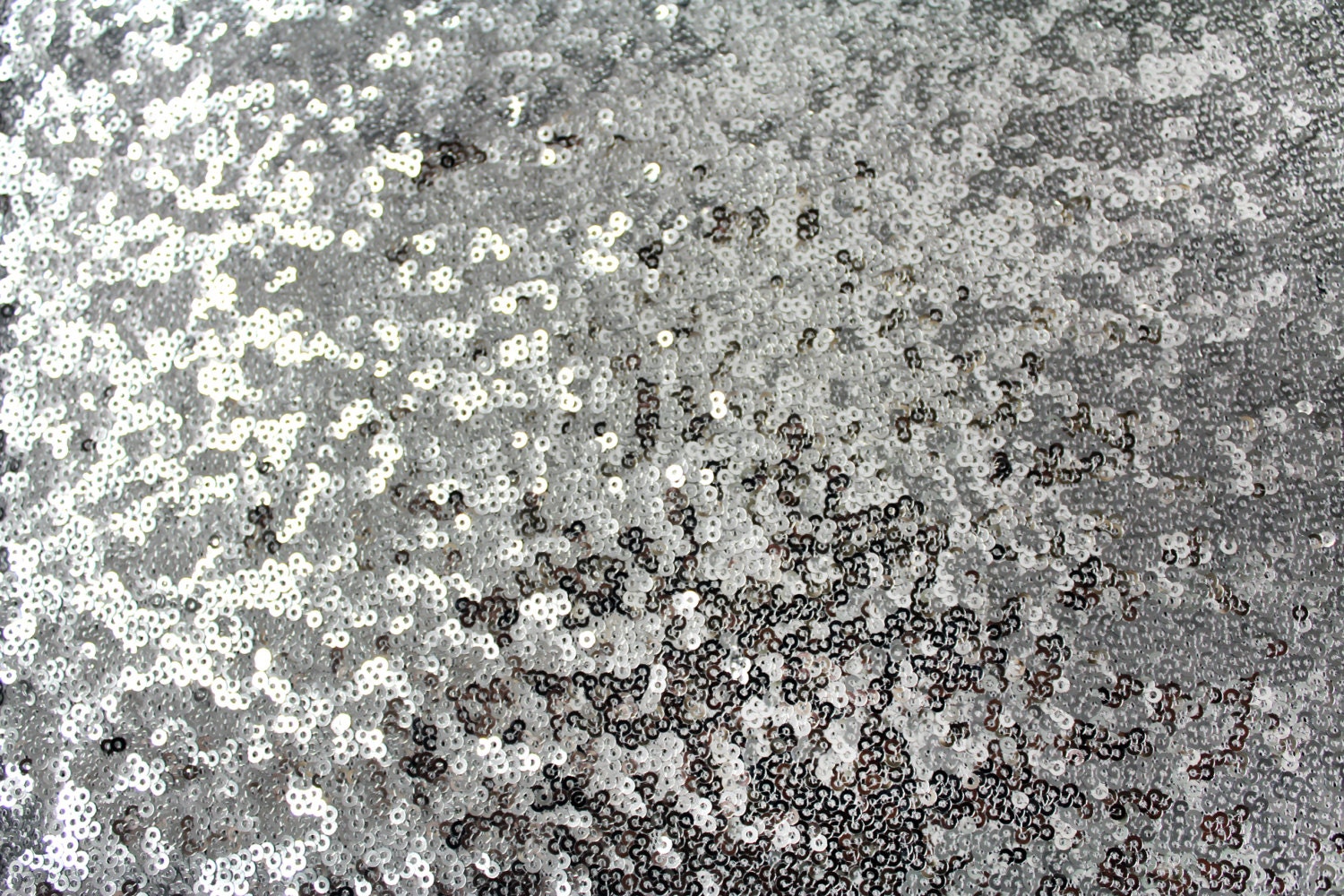 Silver Sequins Seaweed Fabric Fat Quarter Etsy