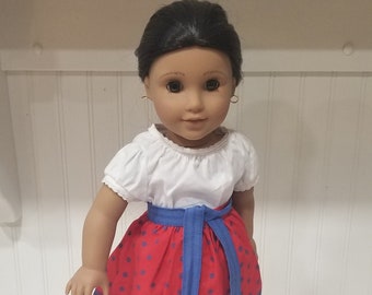Josefina Doll with Original Outfit (Doll included) plus American Made 18 inch Girl Doll clothing - Two Additional Outfits