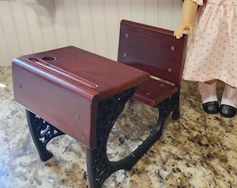 18 Inch Doll School Desk, Samantha Parkington, 18 Inch doll accessories