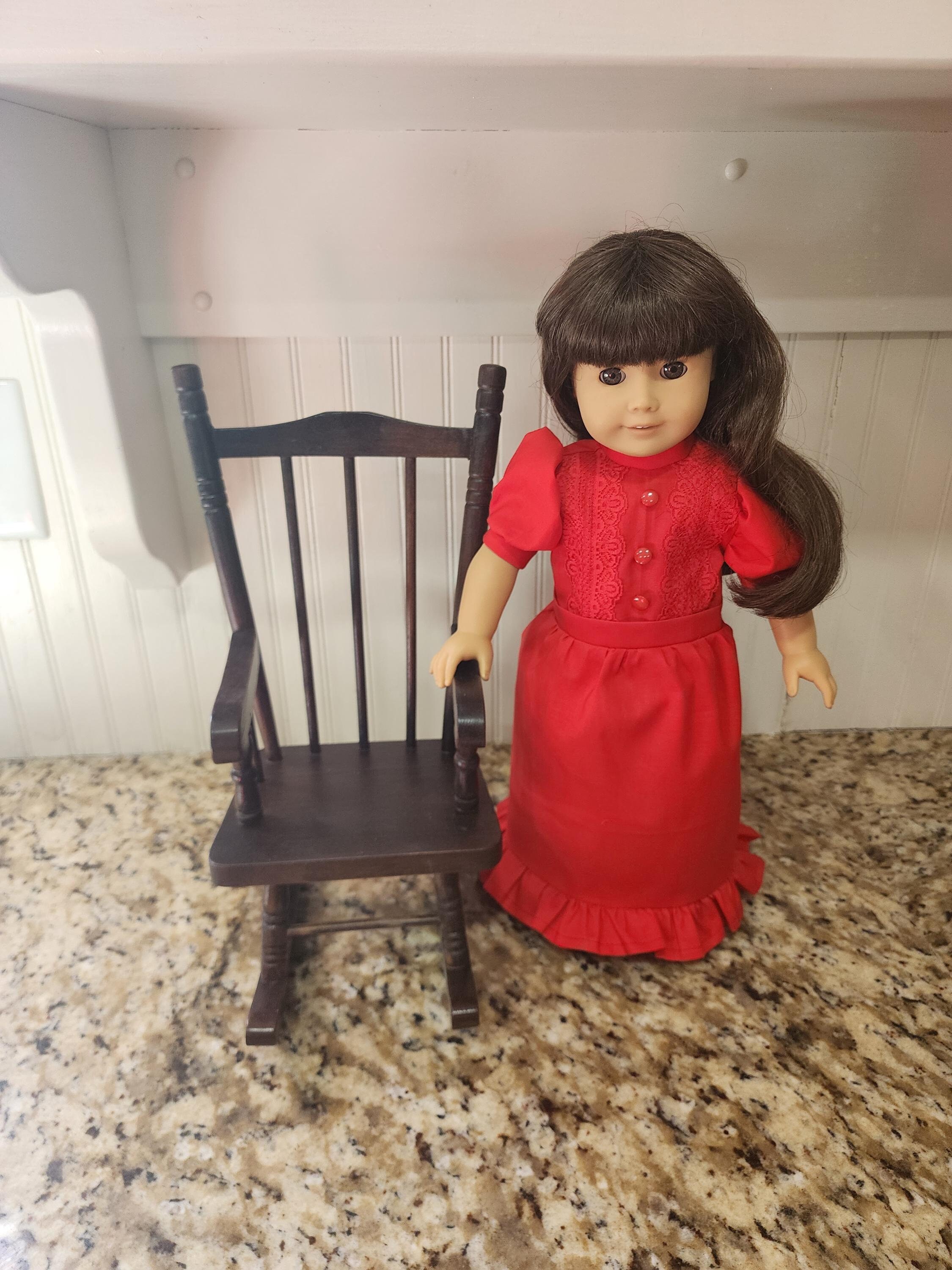 Doll Rocking Chair Fits an 18 Inch Doll, Teddy Bear Chair, Doll Display ...