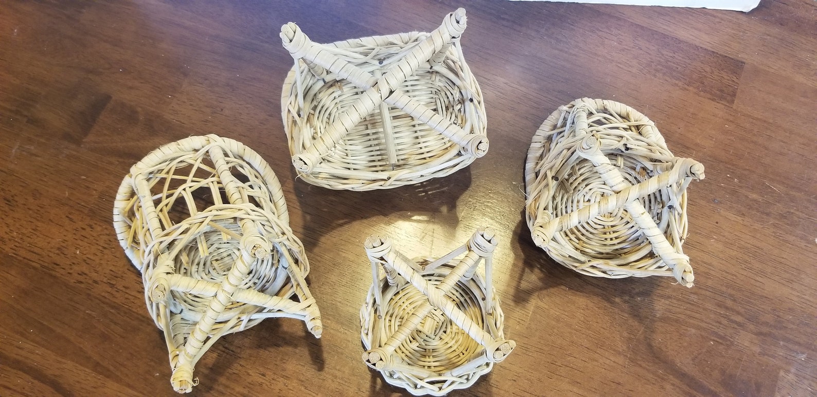 Barbie Doll Wicker Furniture Set Barbie 4 Piece Furniture Etsy