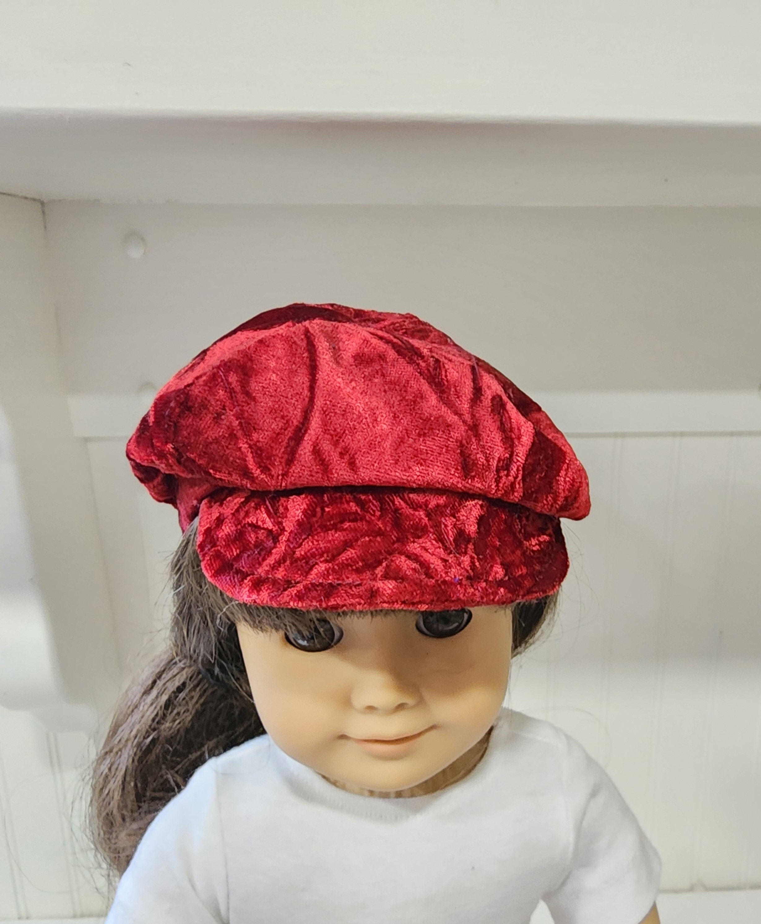 American Made 18 Inch Girl or Boy Doll Clothing Crimson Red
