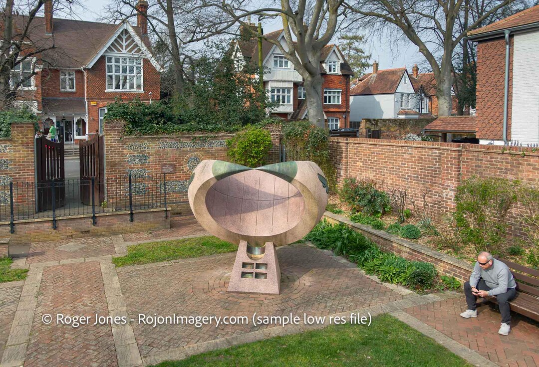 Edwin Russell Sundial Marlow Garden Print (digital Download) - Etsy