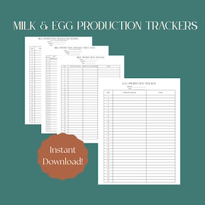 Registratie van eier- en melkproductie (kip, geit, koe, melkveebedrijf), productiviteit van de boerderij, telling van de eierproductie, grafiek per maand.