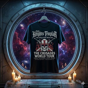 Templer-T-Shirt, Heiliges-Land-Tour 1096 Kreuzzug-T-Shirt