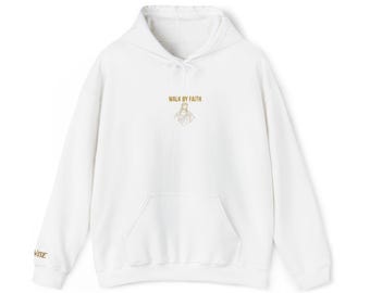 Golden Jesus Hoodie |  Pullover Sweatshirt, Chest Emblem