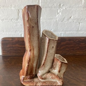 Vintage MCM Handmade Studio Pottery Vase