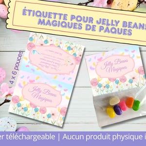 Magical Jelly Beans Easter Labels | Printable Easter Surprise | Fun Easter Activity for Kids | Downloadable Easter File for Kids |