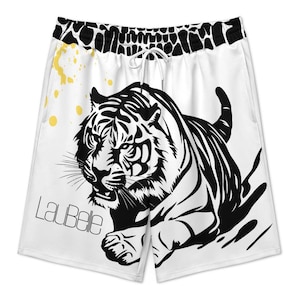 Pantalón corto hombre con estampado LB, short suave air layer con cintura elástica, short deportivo y de verano, regalo para él