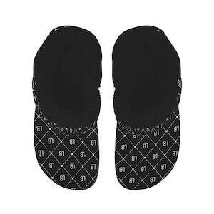 Fleece Lined Clogs with LB Print, Warm Fuzzy Clogs for Women and Men, Lightweight EVA Garden Clogs and House Shoes, LauBelle Gift