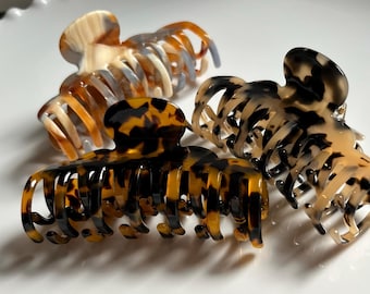 Claw Clip | Strong Hold Hair Clip | Double Teeth Clip | Thick Hair Claw Clip | Non Slip Hair Clip | The Clip Club