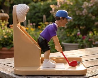 Divertente apribottiglie a forma di swing da golf, apribottiglie a forma di cappellino da golf, regalo originale per papà golfista, decorazione da scrivania per bar, regalo scherzoso per gli amanti della birra