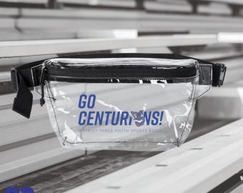 Ga Centurions! Transparant heuptasje | Doorzichtige stadiontas, goedgekeurd voor evenementen