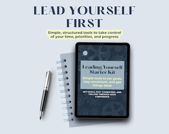 Productivity Planner Template | Goal Setting & Daily Focus System | 90 Day Planning Tool