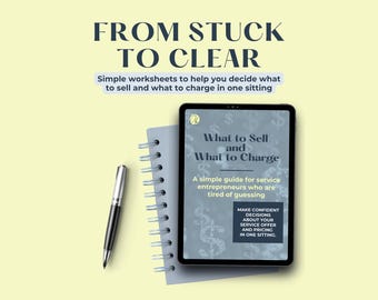 Service Offer Pricing Guide | Business Clarity Workbook (Instant Download)