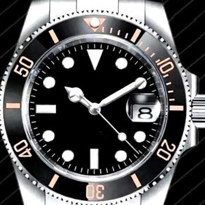 Orologio subacqueo automatico da 42 mm, vetro zaffiro, lunetta in ceramica, fondello inciso.