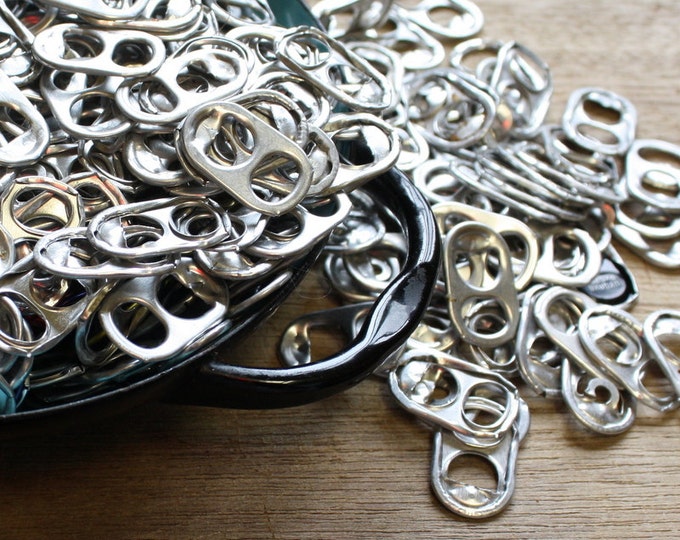 Recycled Aluminum Can Pull Tabs, for Crafts and Projects 7 Ounces Etsy