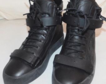 Sinz Fabianelli, Made in Italy, Size-41 (10),  New Black Combat Boots