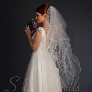 Heavenly Veil with Swarovski Crystals | dreamy wedding look, fairy tale bride, sparkling veil, luxury veil, wedding veil