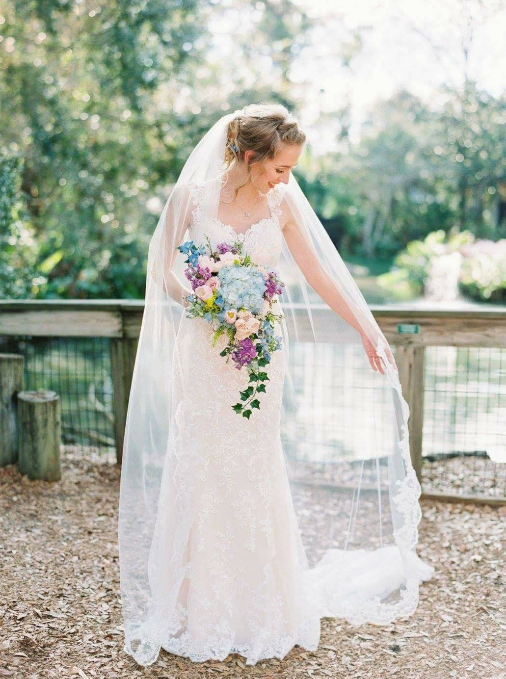 full length veil