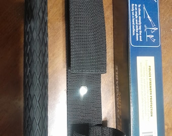 Expandable Impact Baton: 26" Police Security Stick with Belt Sheath