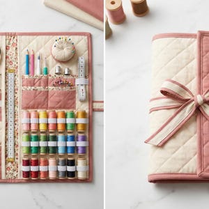 Sewing Machine Mat Organizer Pattern – Foldable Pockets PDF Download