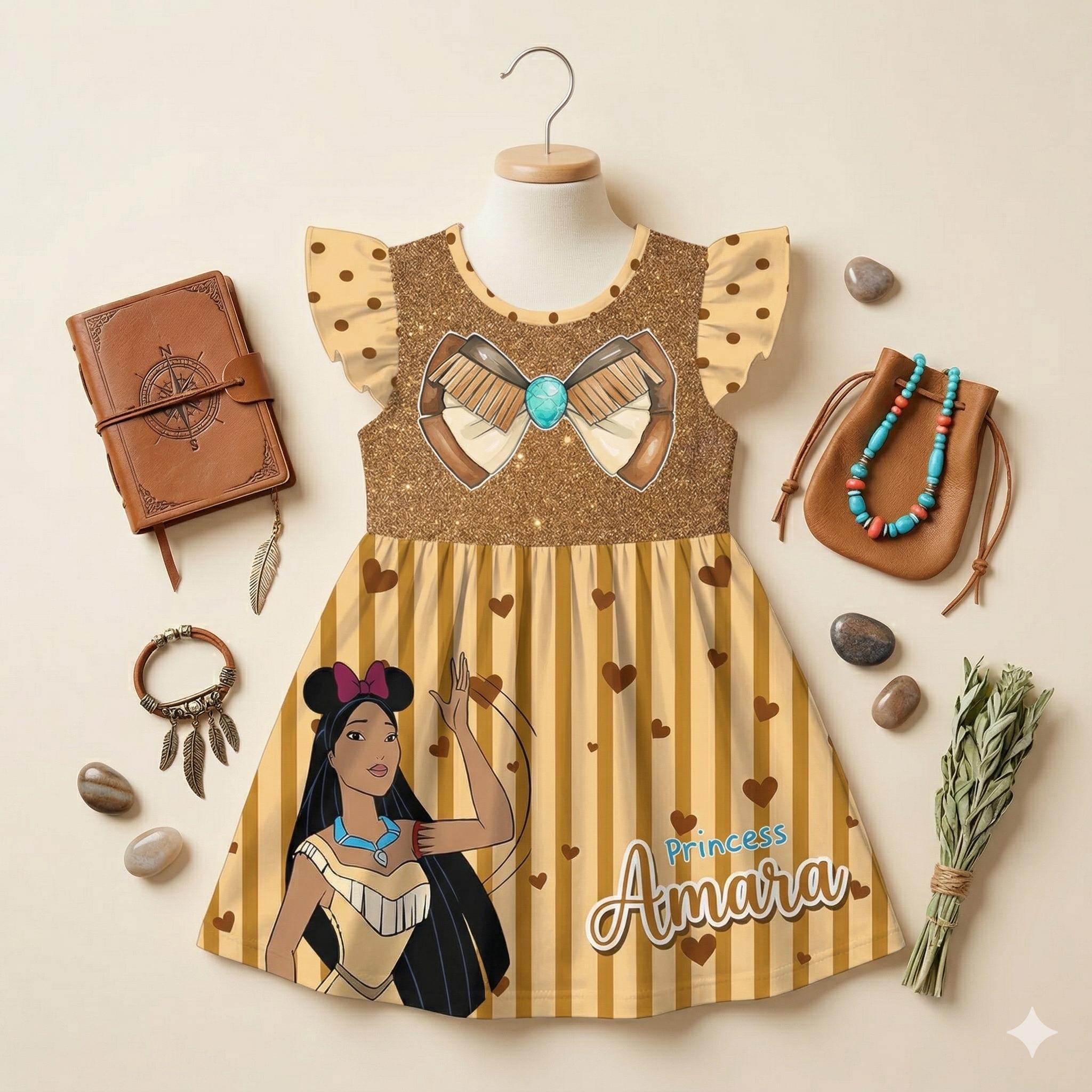 Pocahontas Princess Dress - Etsy Denmark