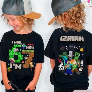 I Was 6 Now I'm 7 Shirt, Six Seven Game Kids Shirt, Funny 67 Meme Birthday Tee, Pixel Gamer 7th Birthday Shirt, Funny Gamer Kid Shirt, IG18