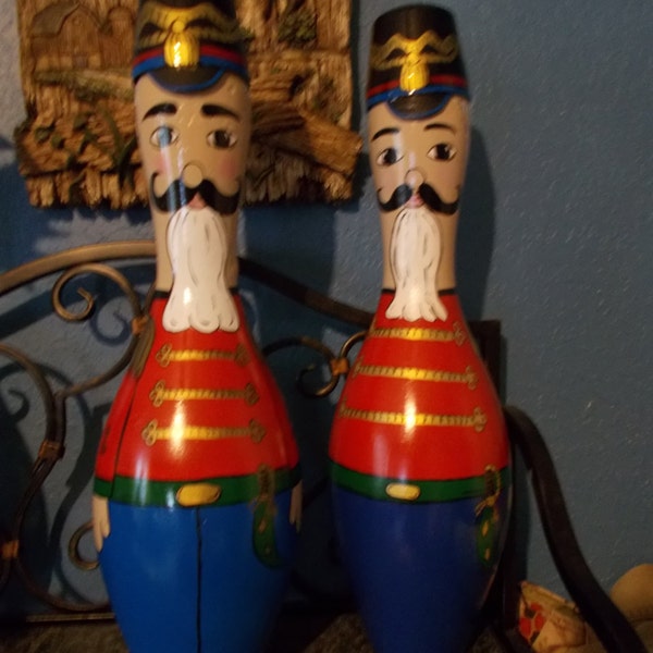 Toy soldier bowling pin
