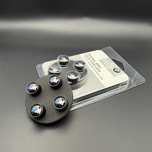 BMW M Logo Valve Stem Caps BMW Tire Valve Caps M Performance Wheel Accessories Aluminum Tire Air Caps