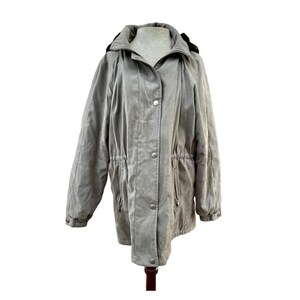 Liz claiborne woven belted heavyweight cheap overcoat