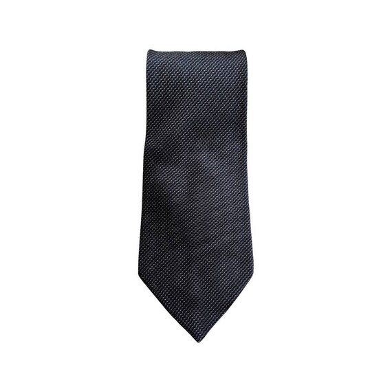Vintage Stafford Silk Neckties Set of 3 Black - image 4
