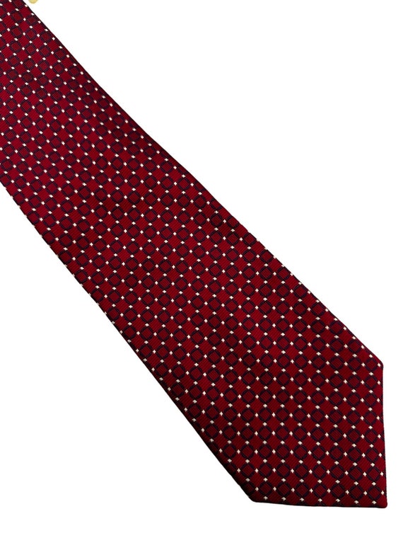 Vintage Red, Blue and Gold Nautica Silk Necktie