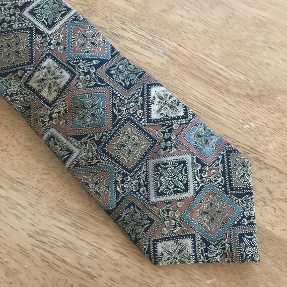 Vintage Italian Silk Tie Couture by X Andrini Patterned Silk - Etsy