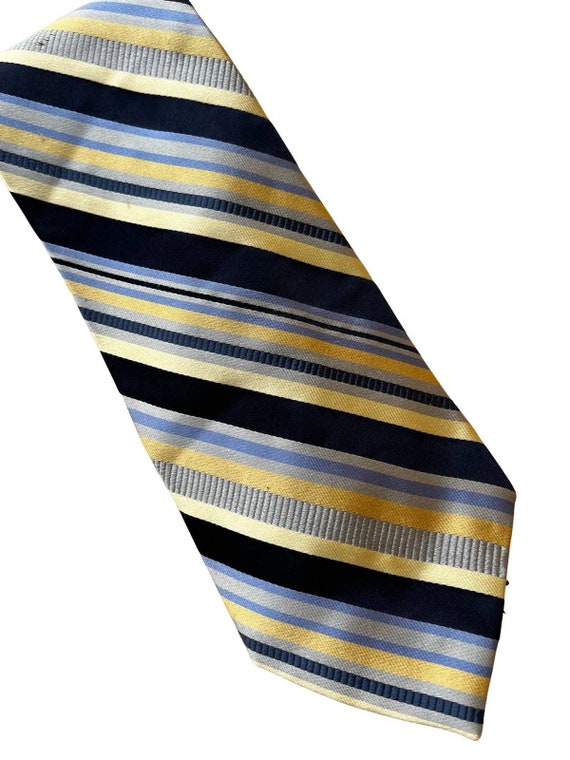 Vintage Stafford Silk Neckties Set of 3 Striped - image 3