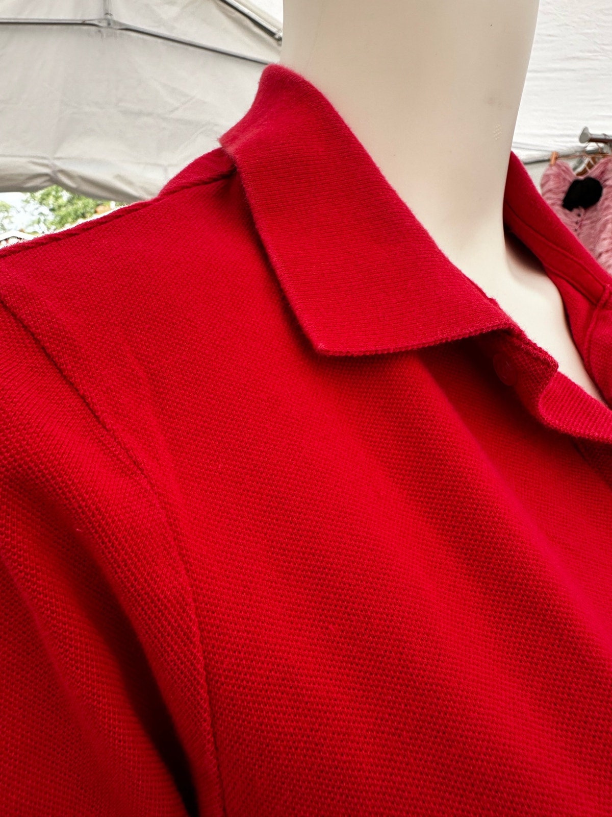 Buy Vintage 90s Ralph Lauren Women's Red Polo Shirt Medium Online