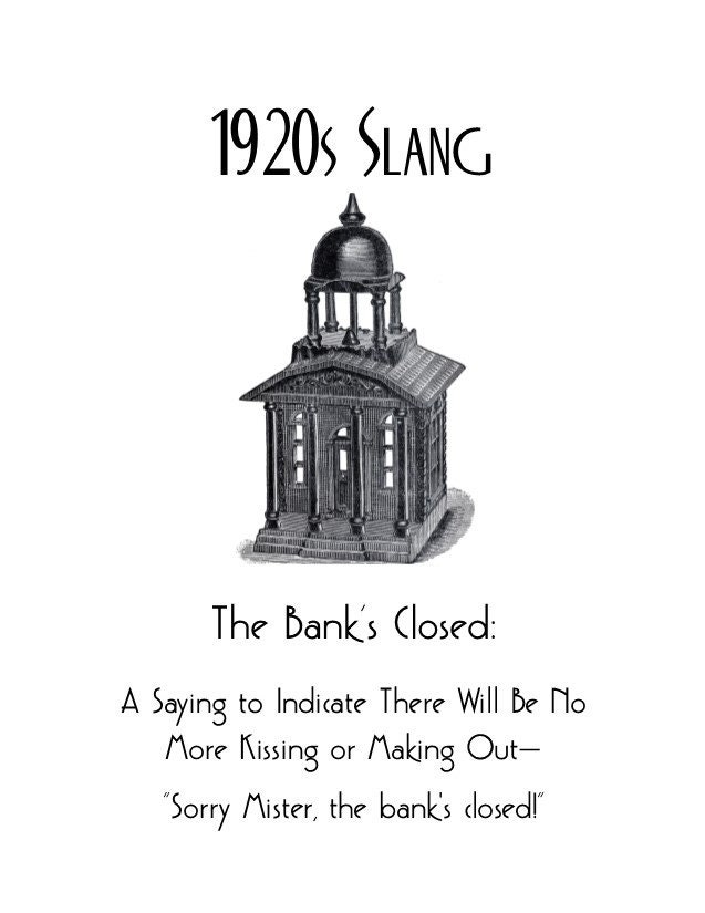 Vintage Romance Poster 1920s Art Deco Slang Poster Art Deco Great