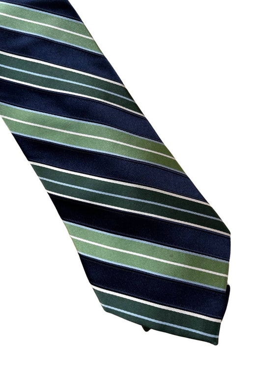 Vintage Stafford Silk Neckties Set of 3 Striped - image 5