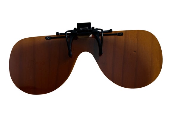 Vintage 70s Clip On Sunglasses - image 3