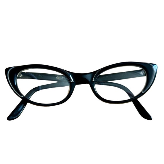Vintage 1960s Black Cateye Glasses from Titmus
