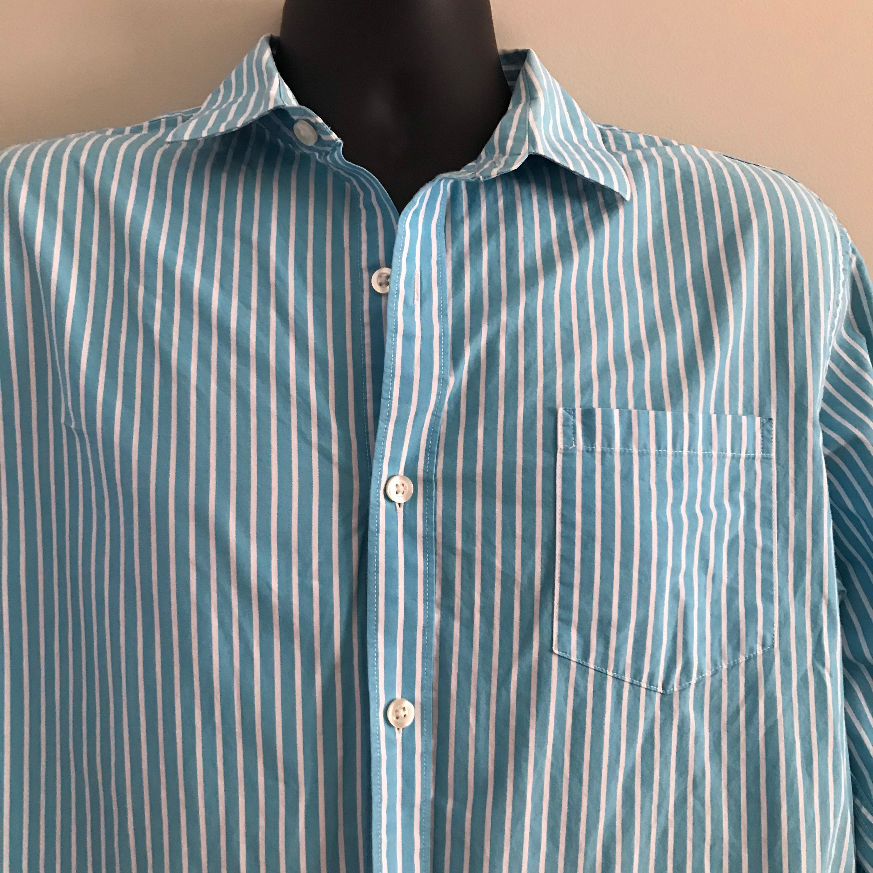80s Style Liz Claiborne Mens Button up Size Large, Vintage