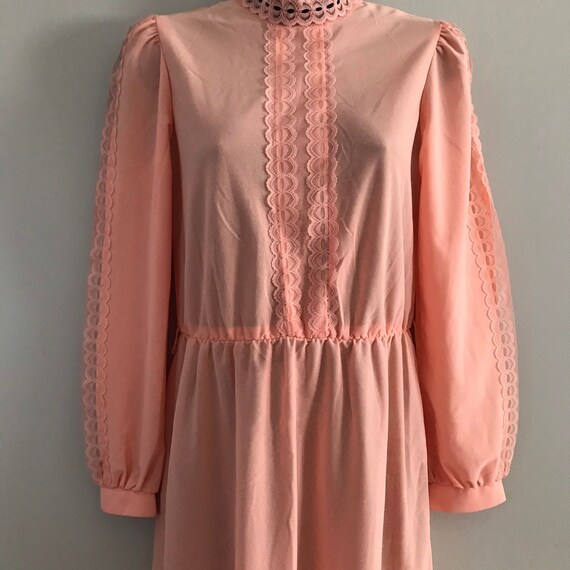 Vintage Peach Jcpenney Long Sleeve 
