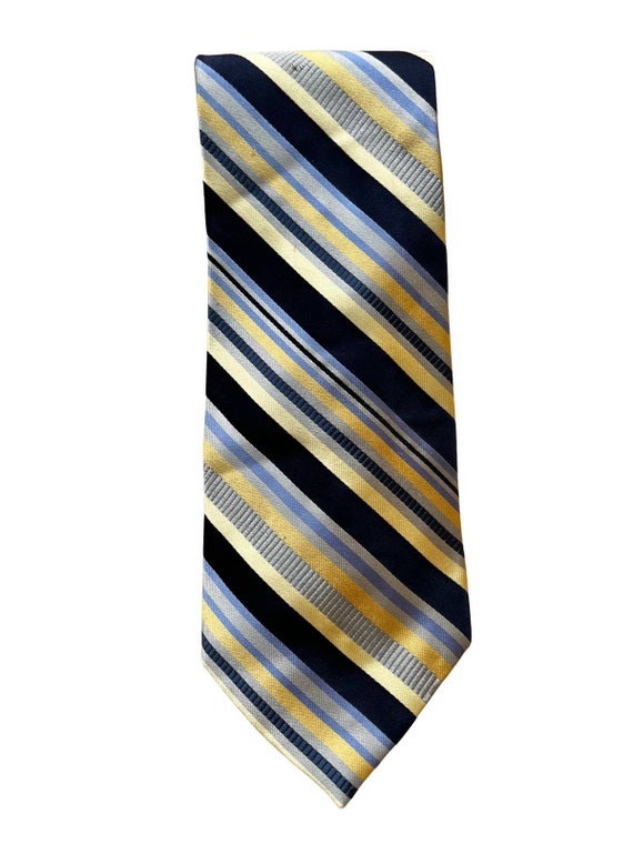 Vintage Stafford Silk Neckties Set of 3 Striped - image 2