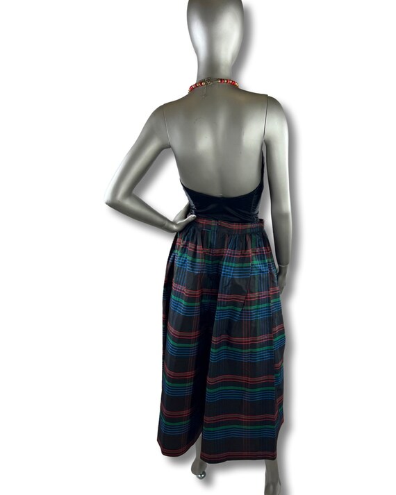 Vintage 1980’S Plaid Culotte Pants Small/Medium - image 7