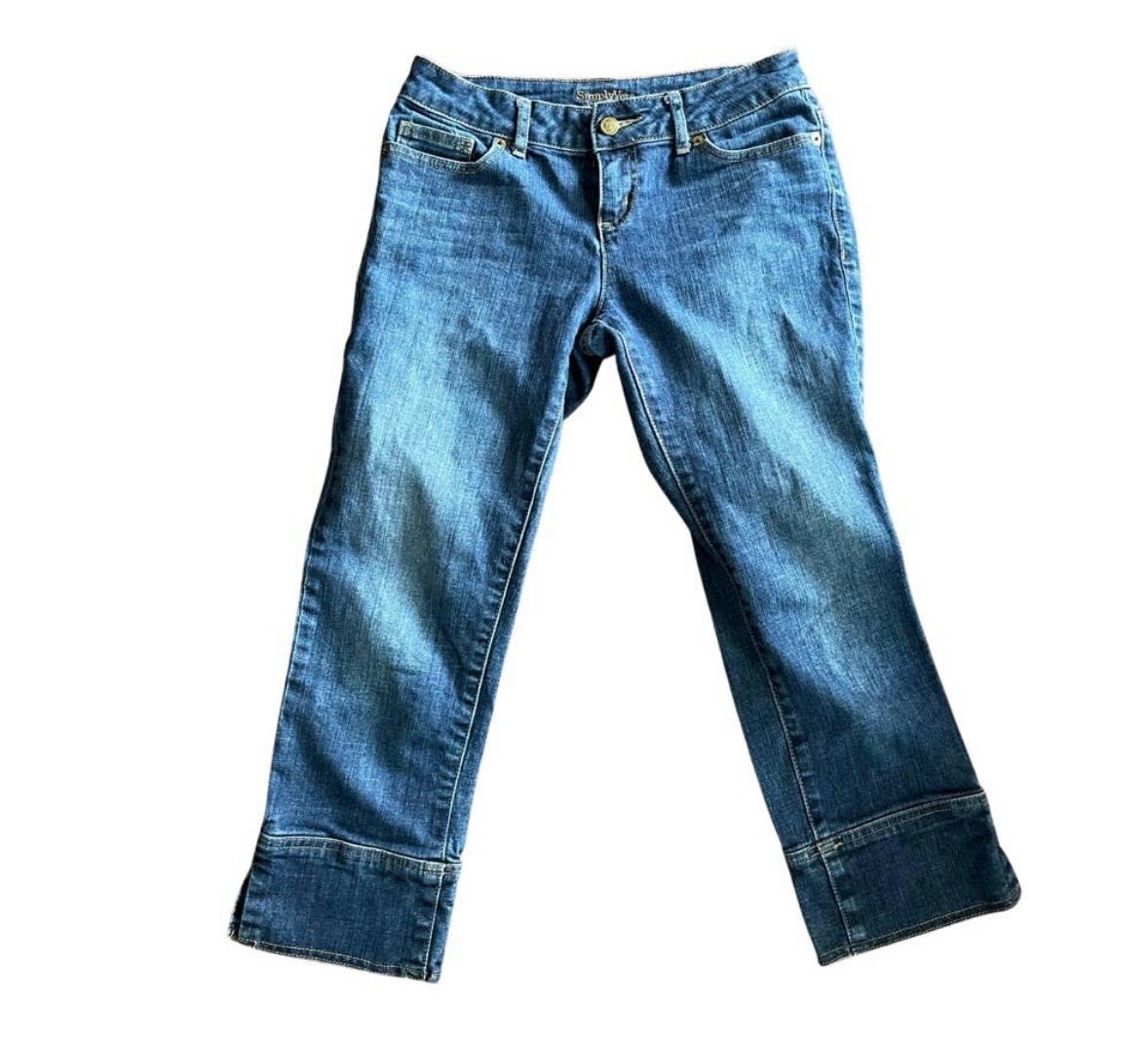 Vera wang jean best sale capris