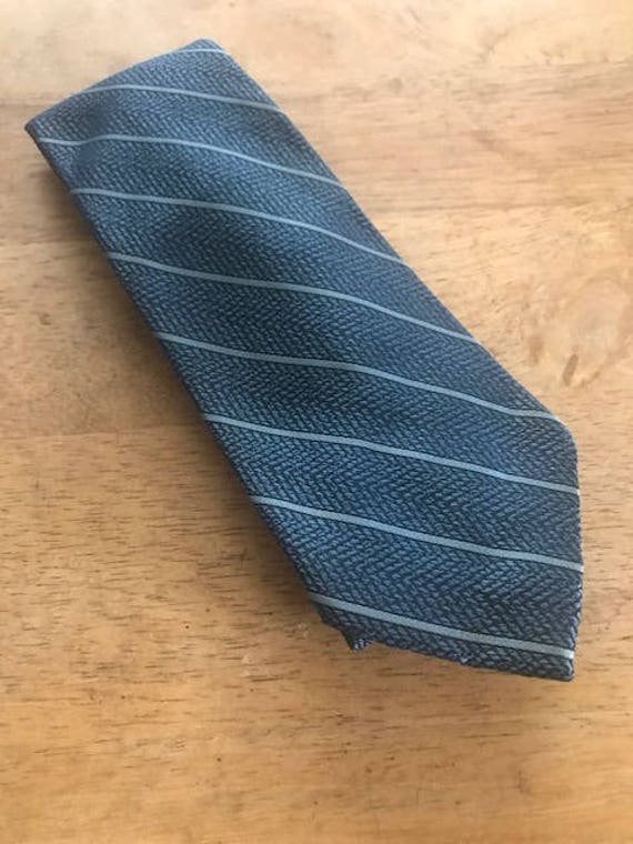 Vintage Blue Tie Blue Dark Blue Light Blue Black Textured and | Etsy