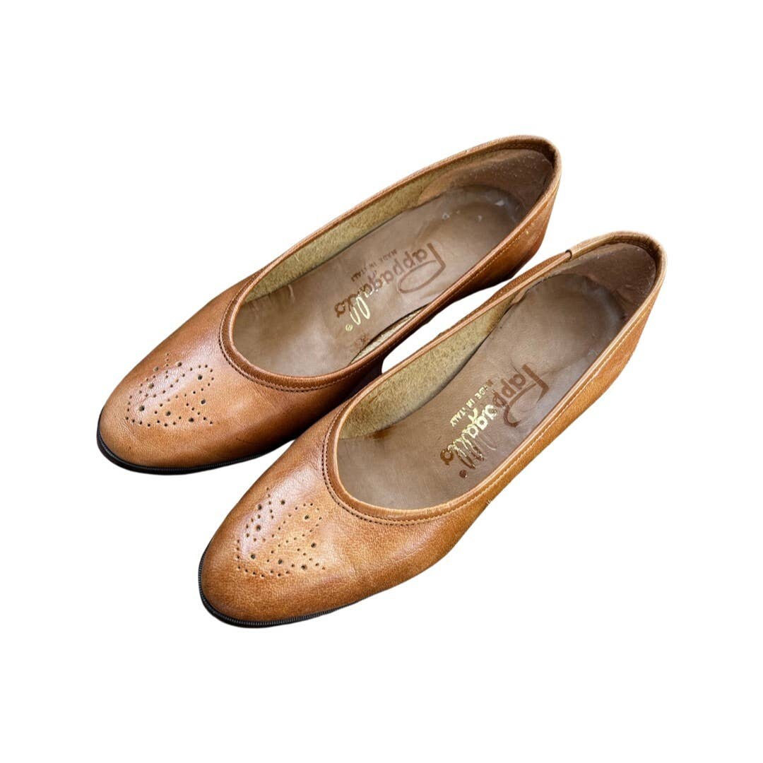 Pappagallo Vintage Leather Pumps Size M in Original Box