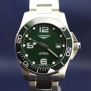 Refurbished Automatic Longines In Green Dial With Date Indicator Men's Watch.