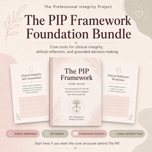 PIP Framework Foundation Bundle | Ethical Decision-Making Resource | Digital Download